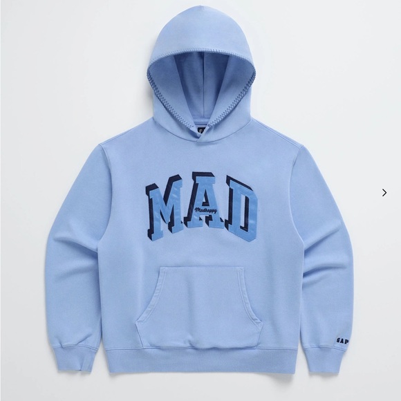Madhappy X Gap collab M blue hoodie NWT - Picture 1 of 4